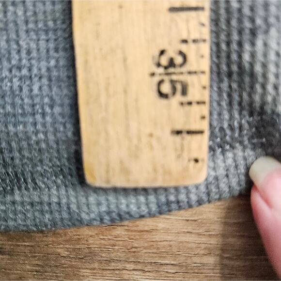 New Tribal Jeans Gray Green Camo Scoop Neck Tunic Dress 3/4 Bow Sleeves Pocket - Picture 14 of 16